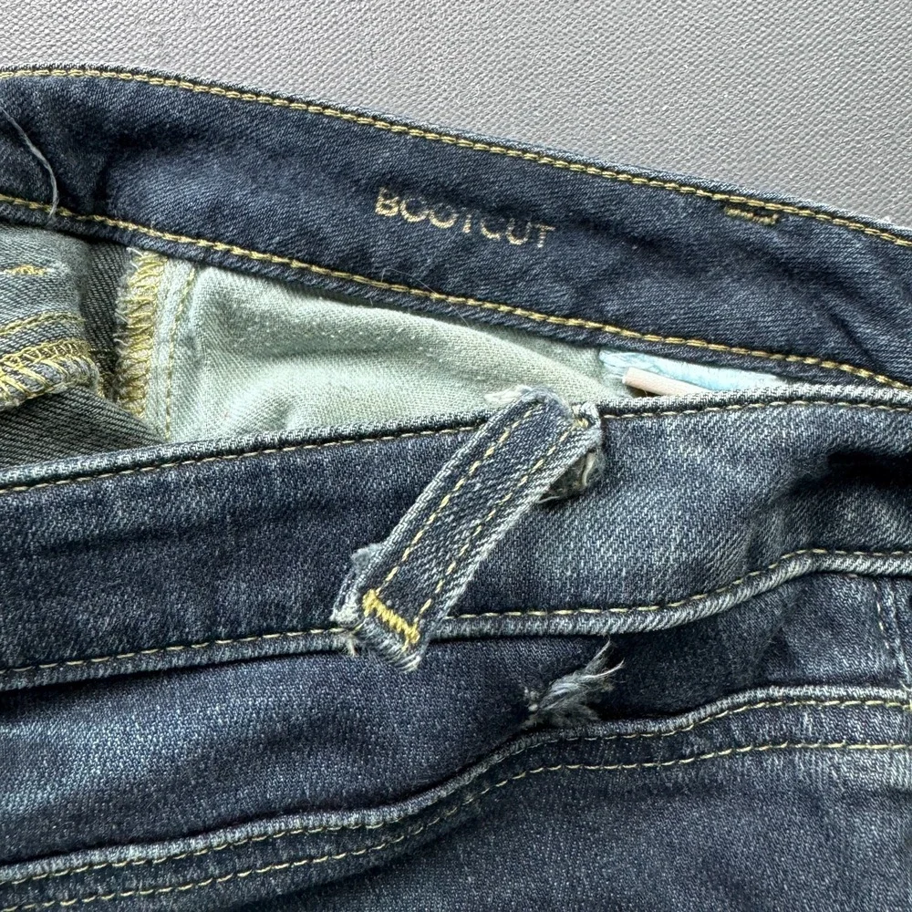 Michael Kors Jeans Women's 4 Bootcut Blue Faded Denim Dark Wash Classic - Picture 12 of 16